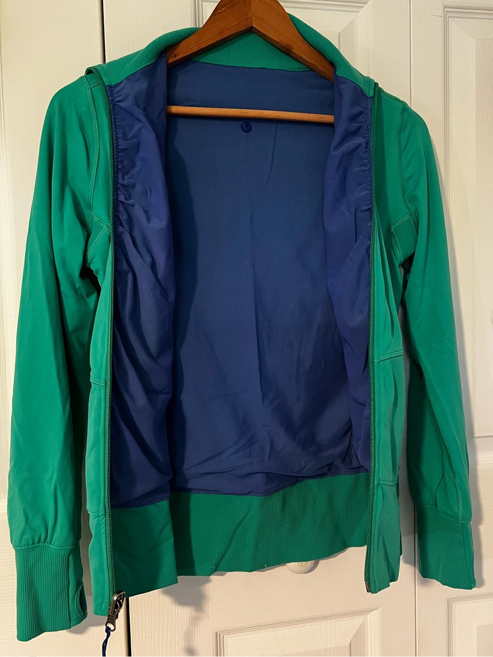 lululemon athletica Men's Teal Lightweight Full-Zip Jacket - Picture 3 of 5